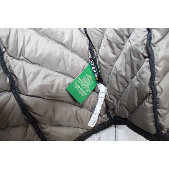 LL Bean Ultralight 850 Down Hooded Coat Three-Quarter Length Black L - Picture 6 of 11